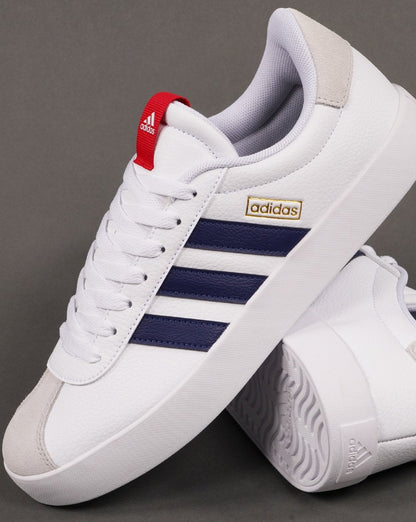 Adidas VL Court Sneaker Weiß Marineblau
