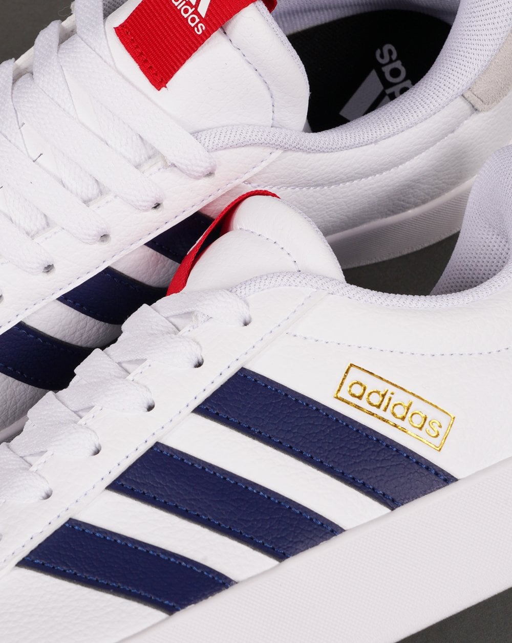 Adidas VL Court Sneaker Weiß Marineblau