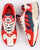 Adidas Yung-1 Trainers White/Scarlet/Navy