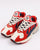 Adidas Yung-1 Trainers White/Scarlet/Navy