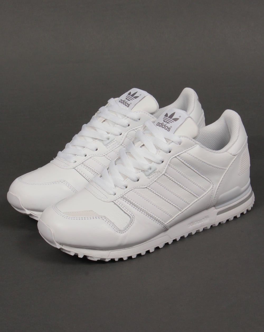 Adidas ZX 700 Leder-Sneaker Weiß