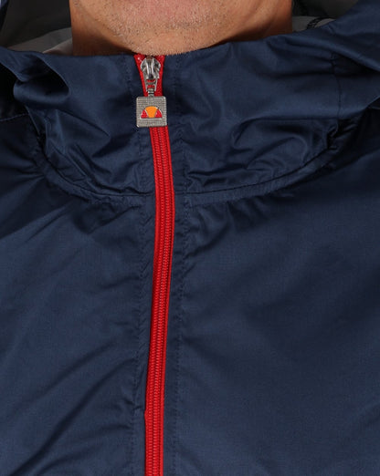 Ellesse – Kapuzenjacke mit 1/2-Reißverschluss, Marineblau