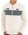 Ellesse 5 Stripe Track Top Off White/Dark Green