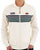 Ellesse 5 Stripe Track Top Off White/Dark Green