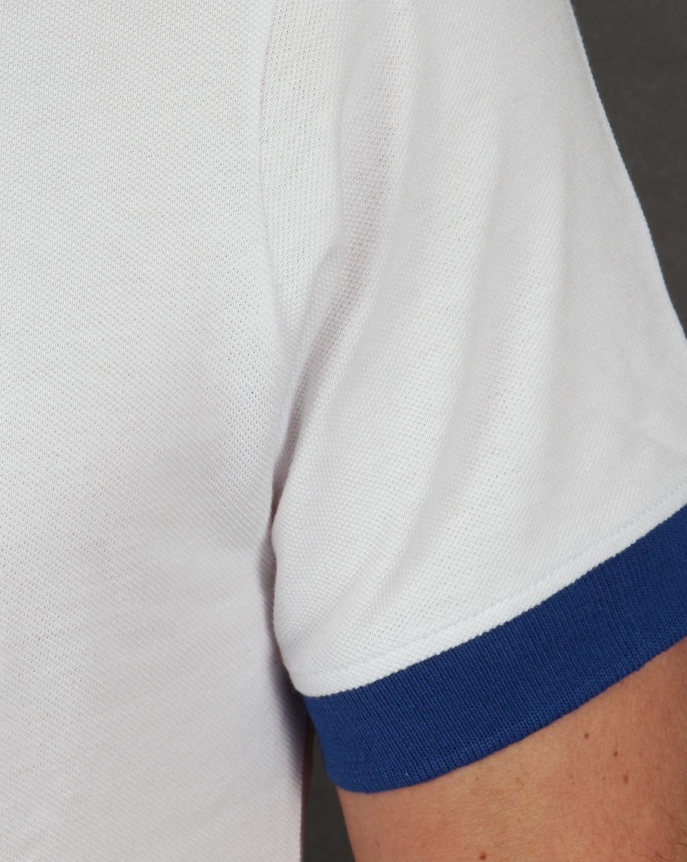 Ellesse 80s Collar Polo Shirt White