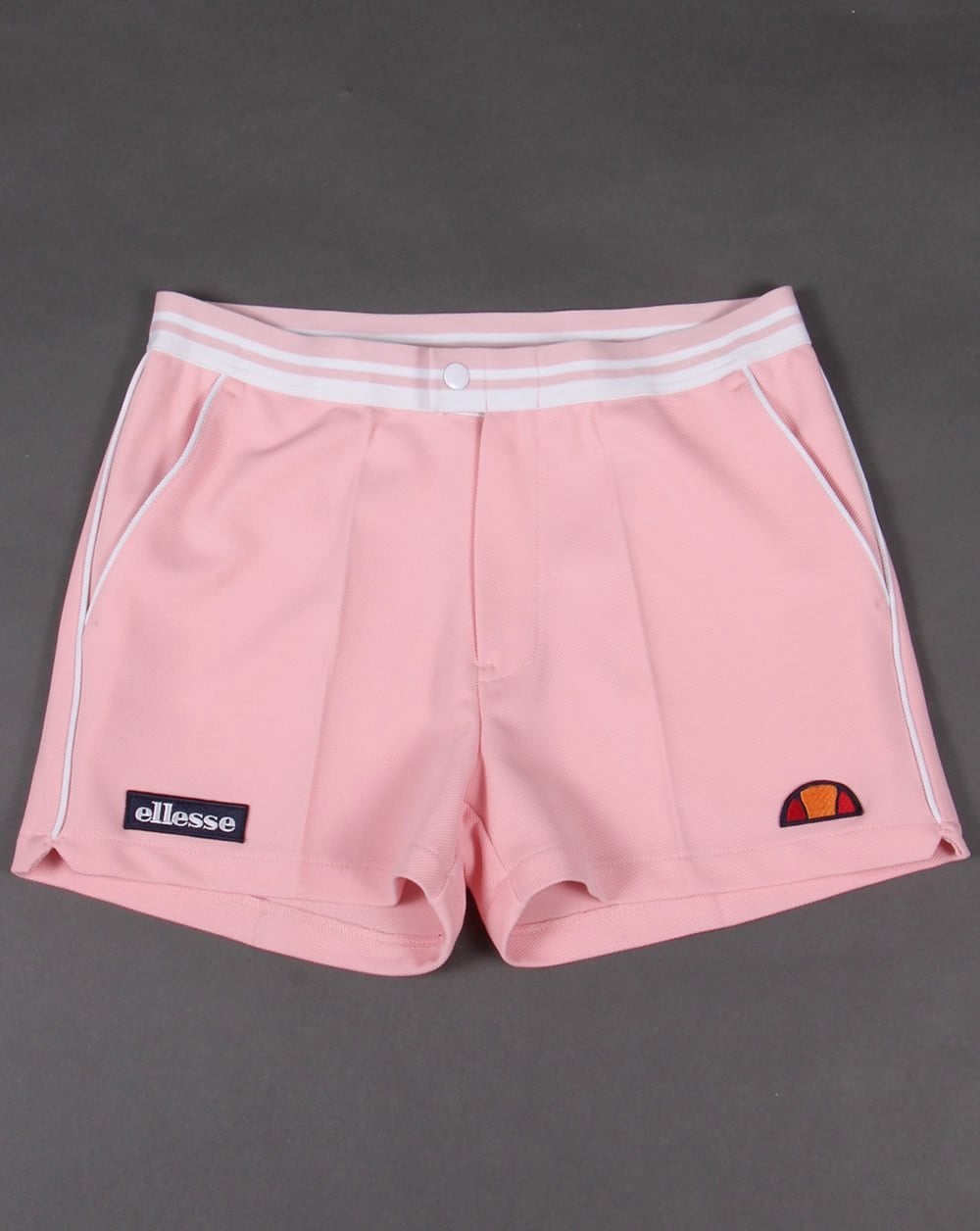 Ellesse 80er Tennisshorts Rosa/Weiß