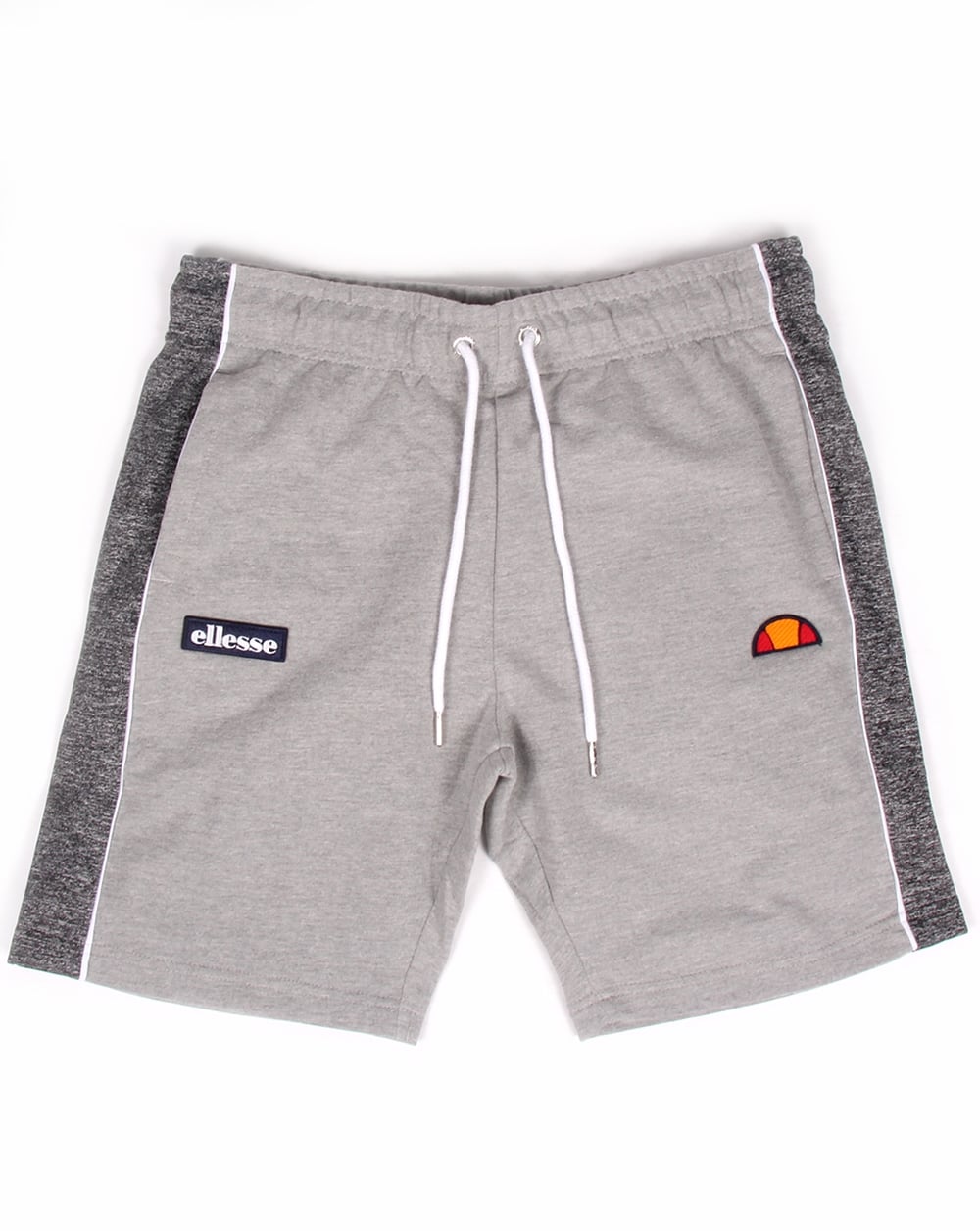 Ellesse – Abbiati – Fleece-Shorts in Graumeliert