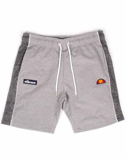 Ellesse – Abbiati – Fleece-Shorts in Graumeliert