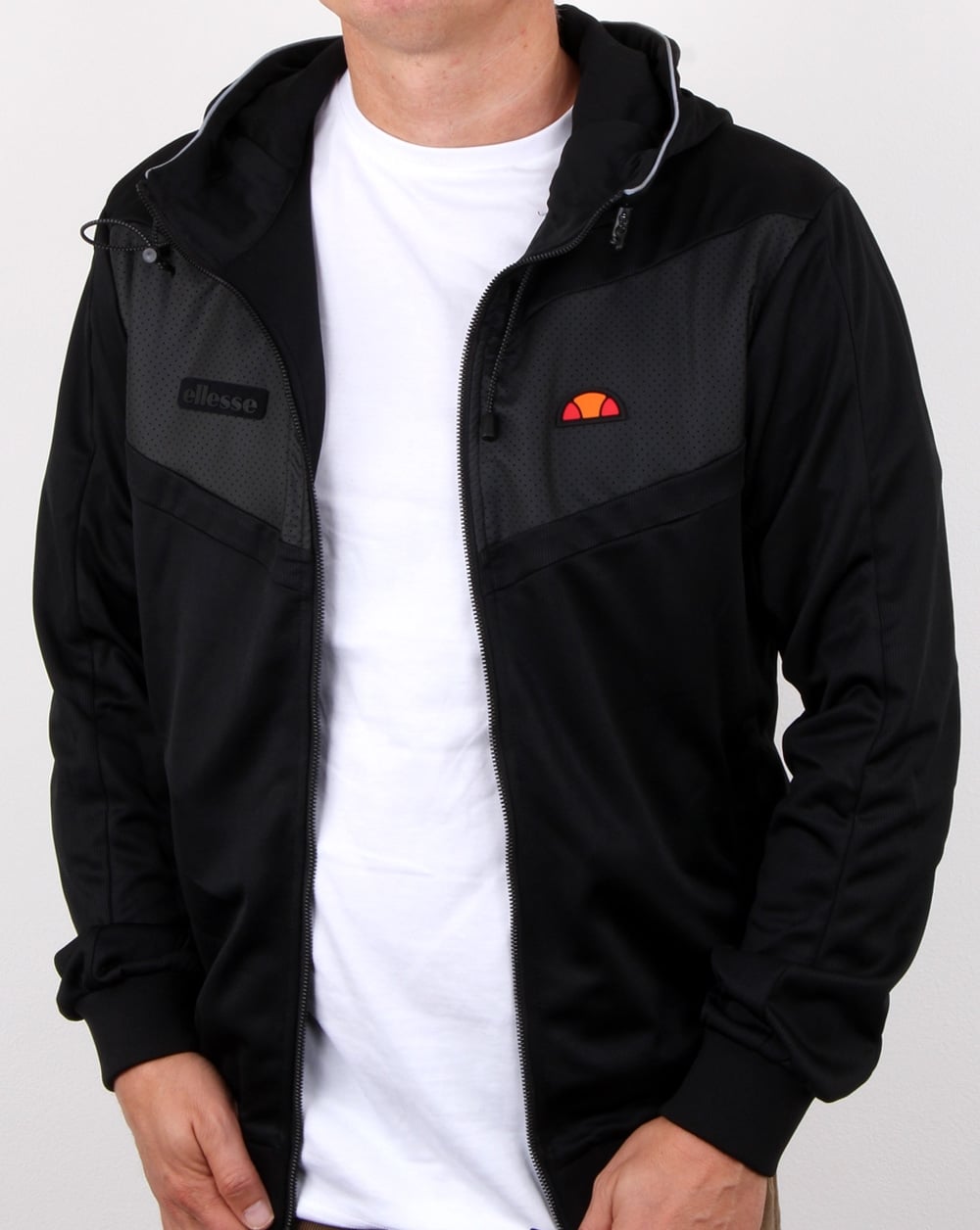 Ellesse Addio Reflective Hoody Schwarz
