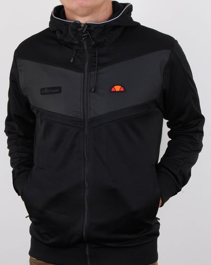 Ellesse Addio Reflective Hoody Schwarz