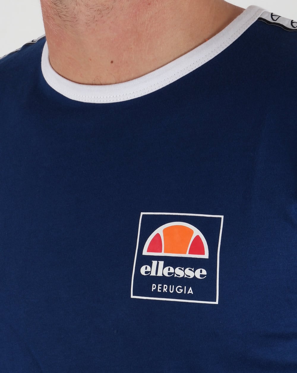 Ellesse Agosti Ringer T-shirt Estate Blue
