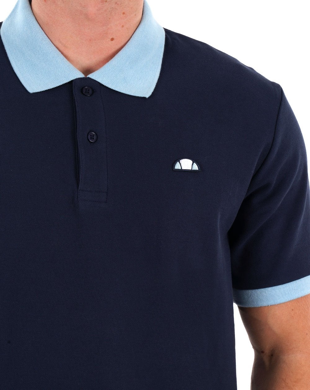 Ellesse Agoza Poloshirt Marineblau/Hellblau