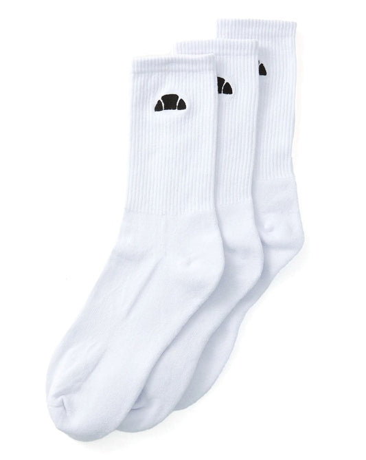 Ellesse Ellesse Alacre Crew Socken, 3er-Pack, Weiß