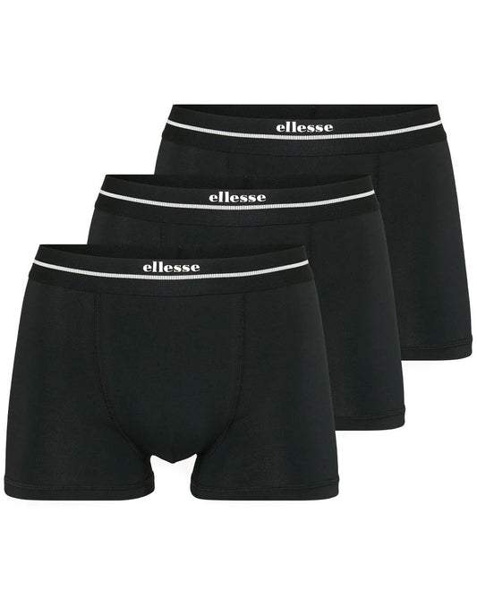 Ellesse Ellesse Ambria Boxershorts, 3er-Pack, Schwarz