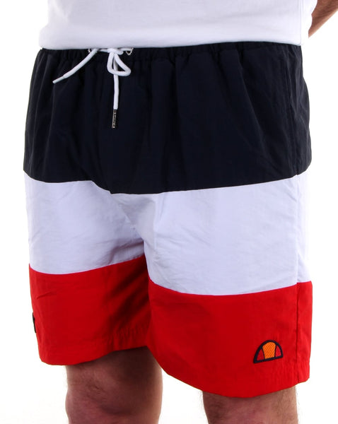 Ellesse Asolo Swim Shorts Navy/White/Red