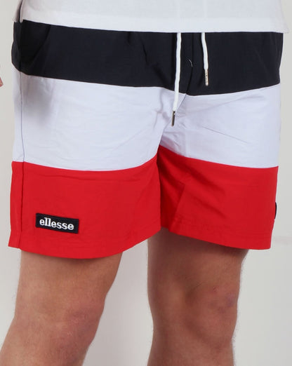 Ellesse Asolo Badeshorts Marineblau/Weiß/Rot