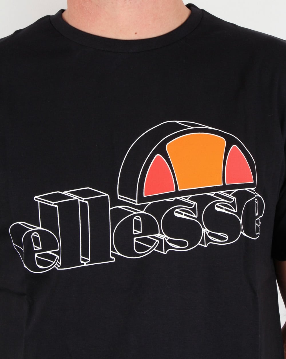 Ellesse – T-Shirt „Bandini“ in Schwarz