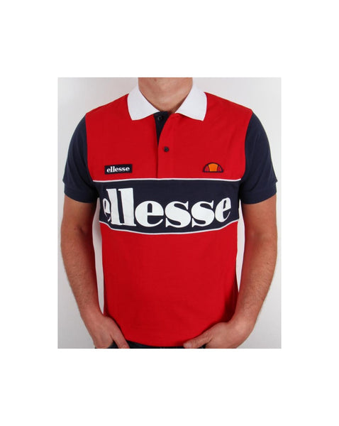 Ellesse Bartolami Polo Shirt Red/navy