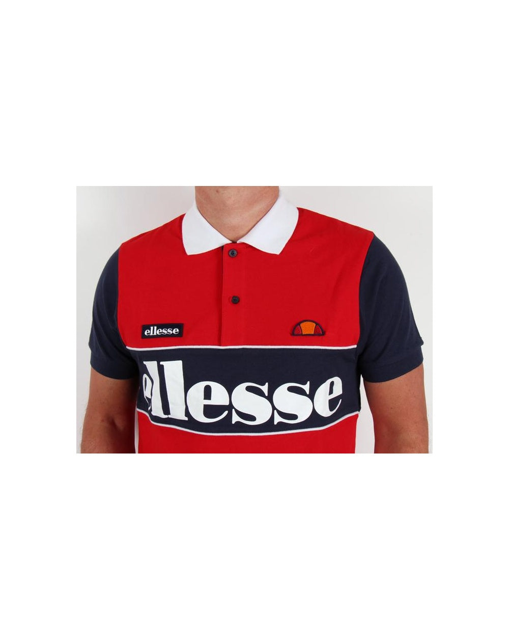 Ellesse Bartolami Poloshirt Rot/Marineblau