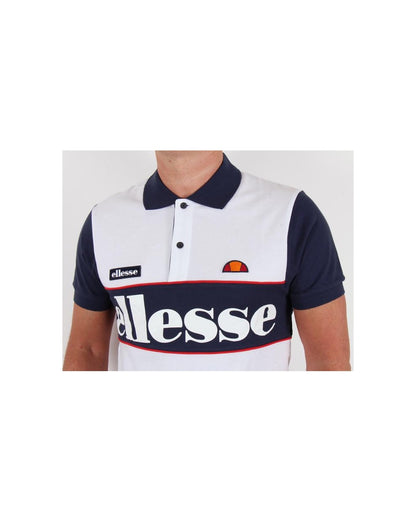 Ellesse Bartolami Poloshirt Weiß/Marineblau