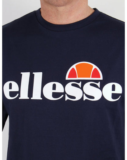 Ellesse Bianchi L/s Logo T-Shirt Marineblau