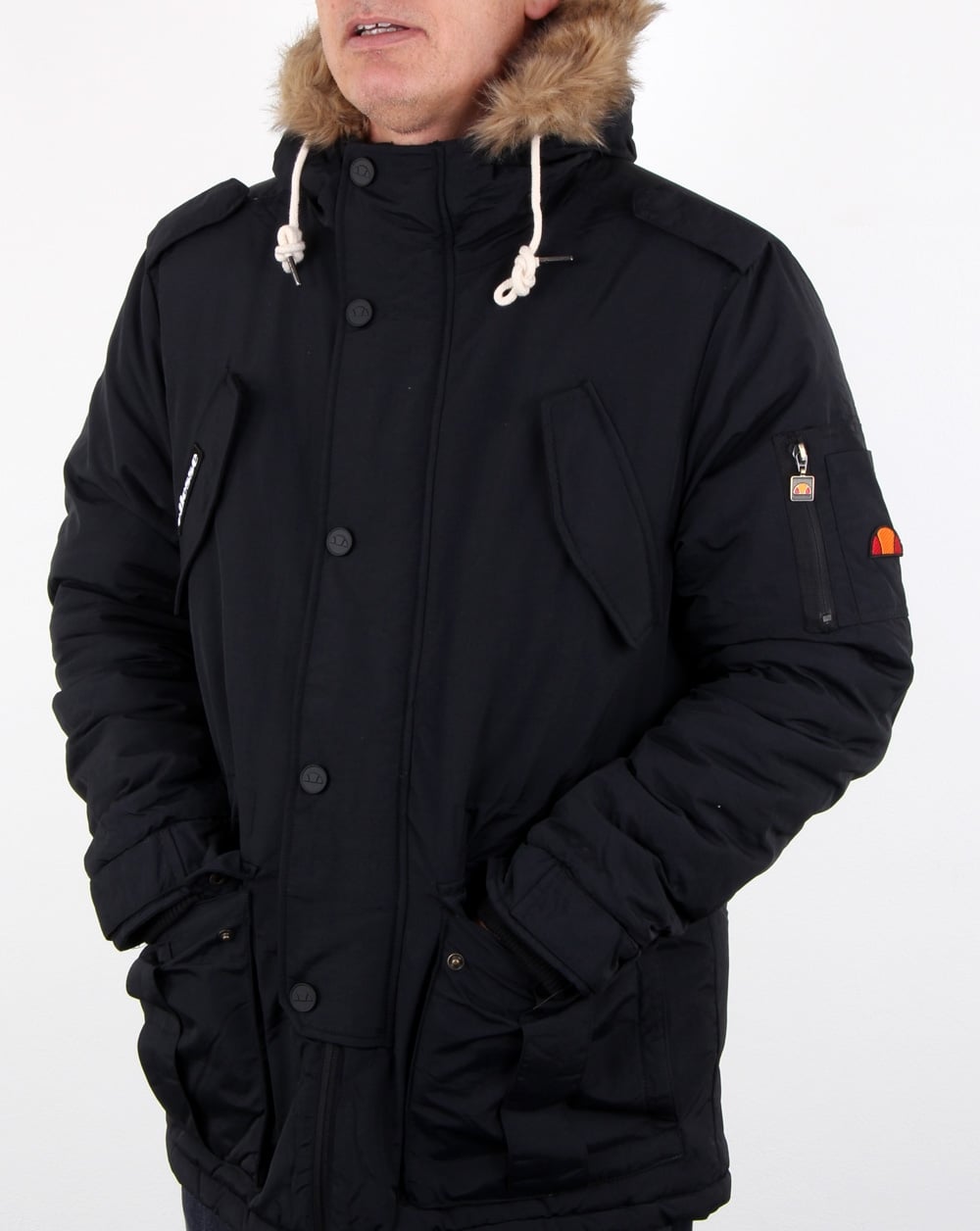 Ellesse Blizzard Parka Schwarz
