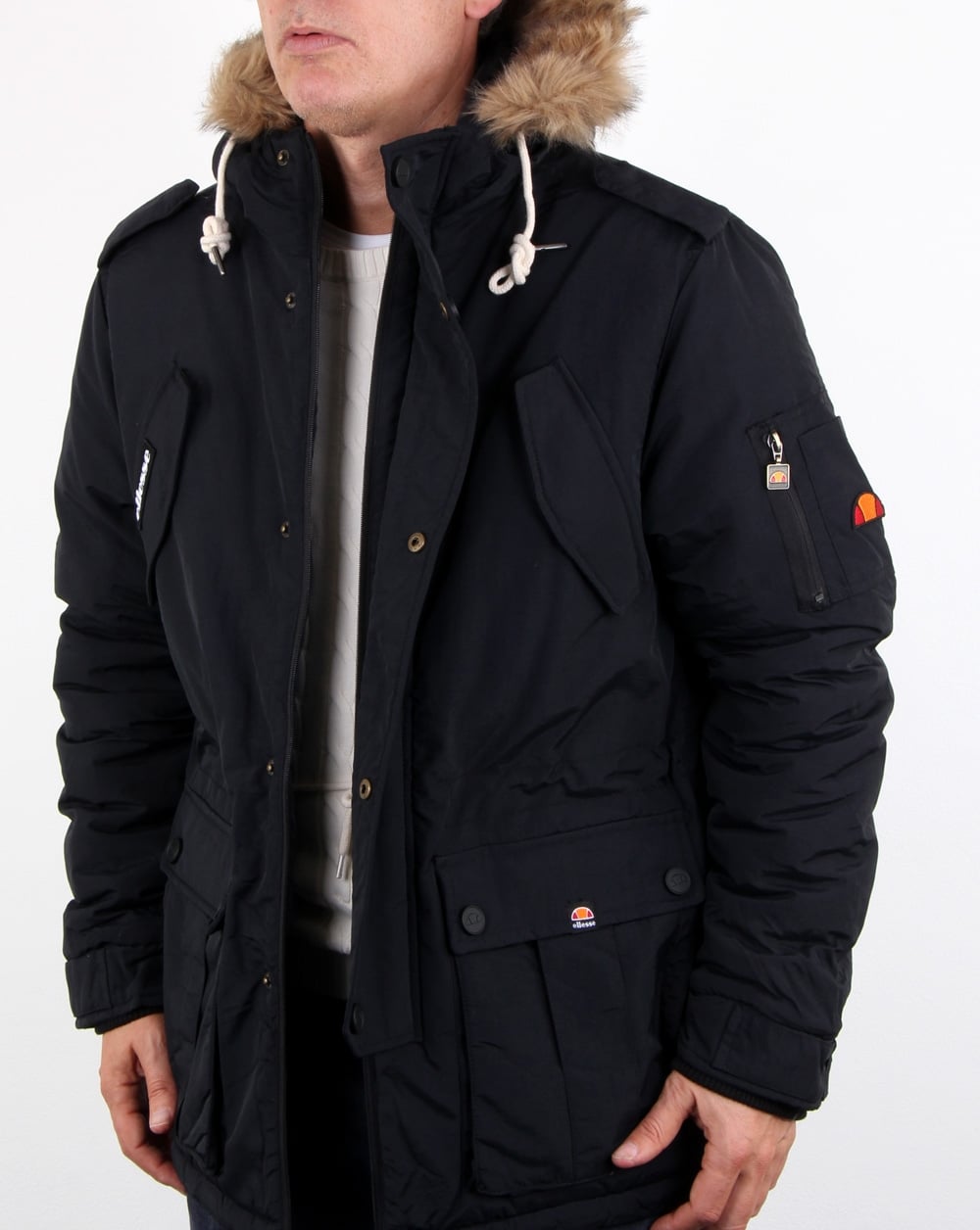 Ellesse Blizzard Parka Schwarz