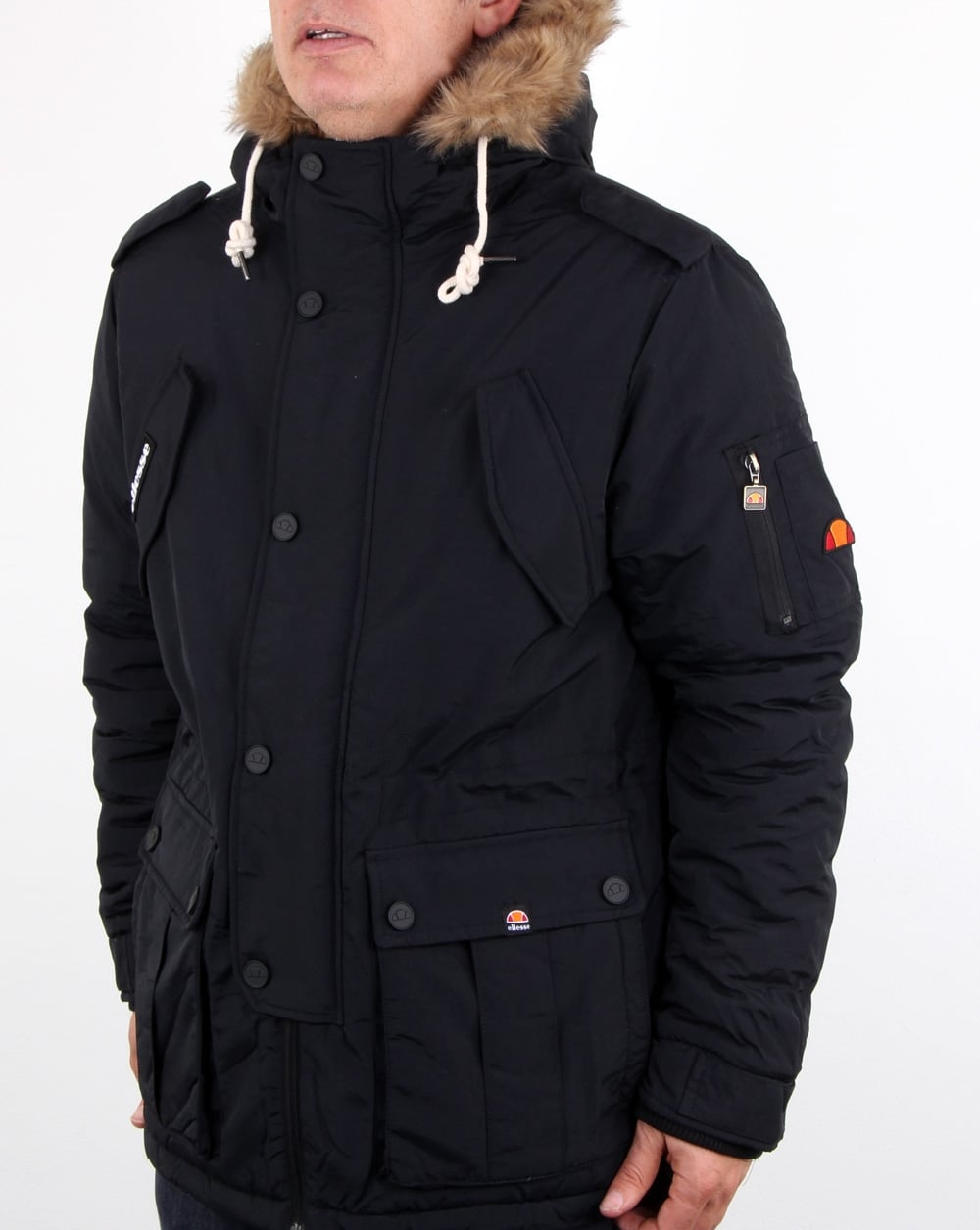 Ellesse Blizzard Parka Schwarz