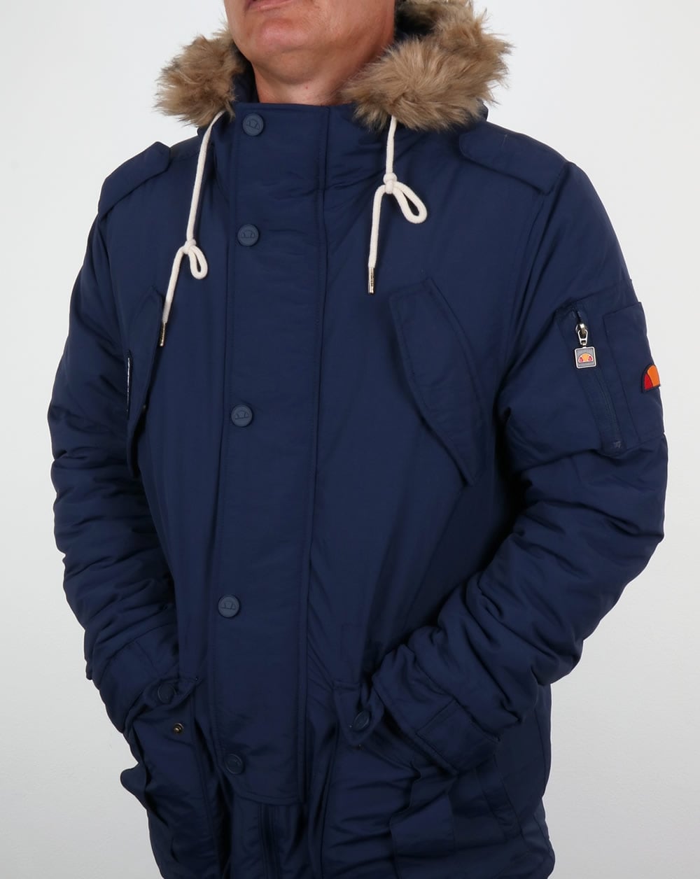 Ellesse Blizzard Parka Marineblau