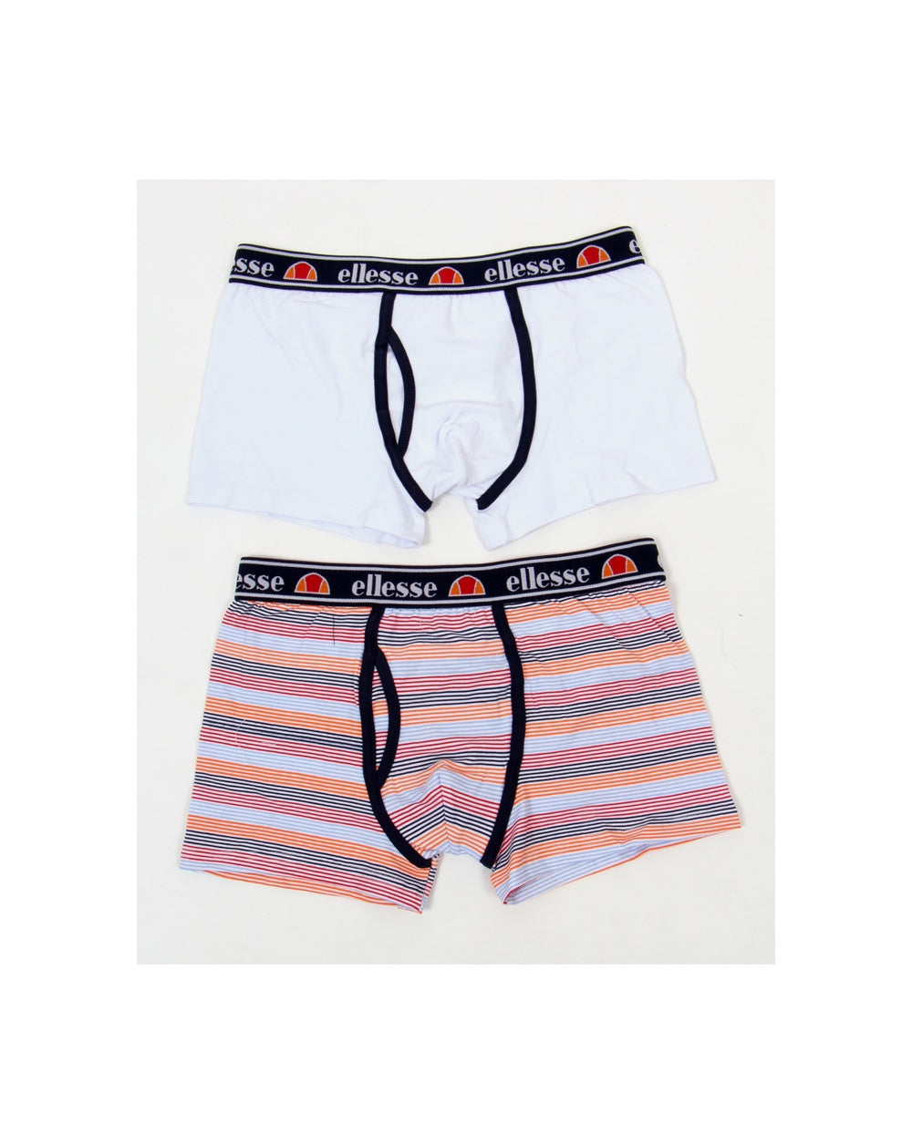 Ellesse Boxer Shorts Twin Pack White/multi