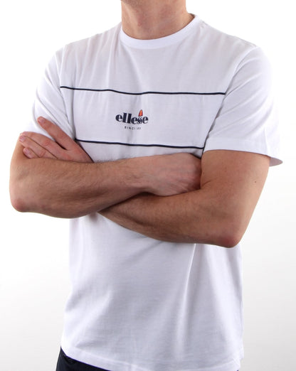 Ellesse – Cannavaro – T-Shirt in Weiß