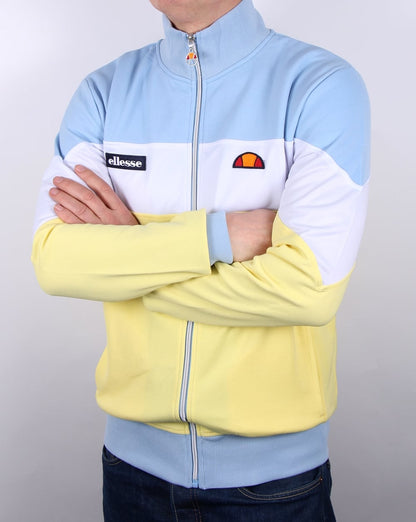 Ellesse Caprini Trainingsjacke Zitrone/Weiß/Himmelblau