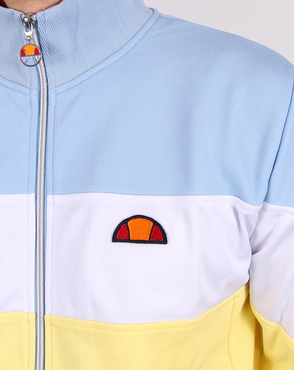Ellesse Caprini Trainingsjacke Zitrone/Weiß/Himmelblau