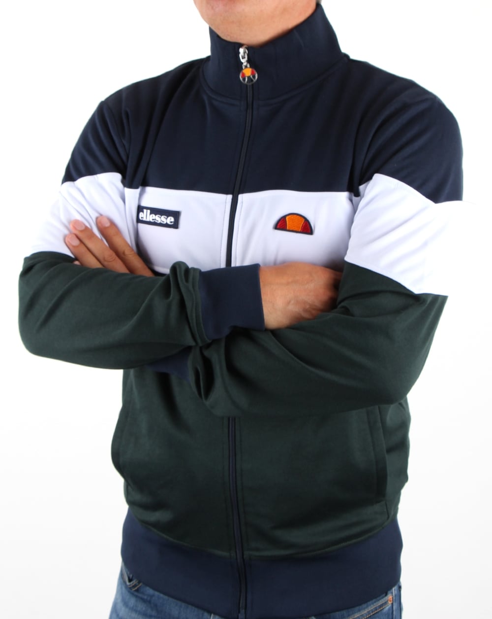 Ellesse Caprini Track Top Navy/white/darkest Spruce