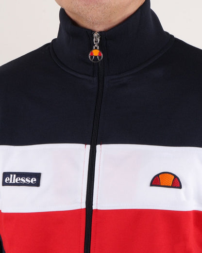 Ellesse Caprini Trainingsjacke Marineblau/Weiß/Rot
