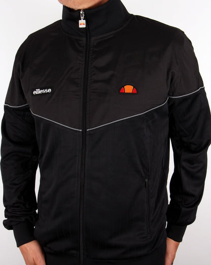 Ellesse – Cardinale – Trainingsjacke in Schwarz