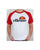 Ellesse Cassina Raglan S/s T-shirt White/red