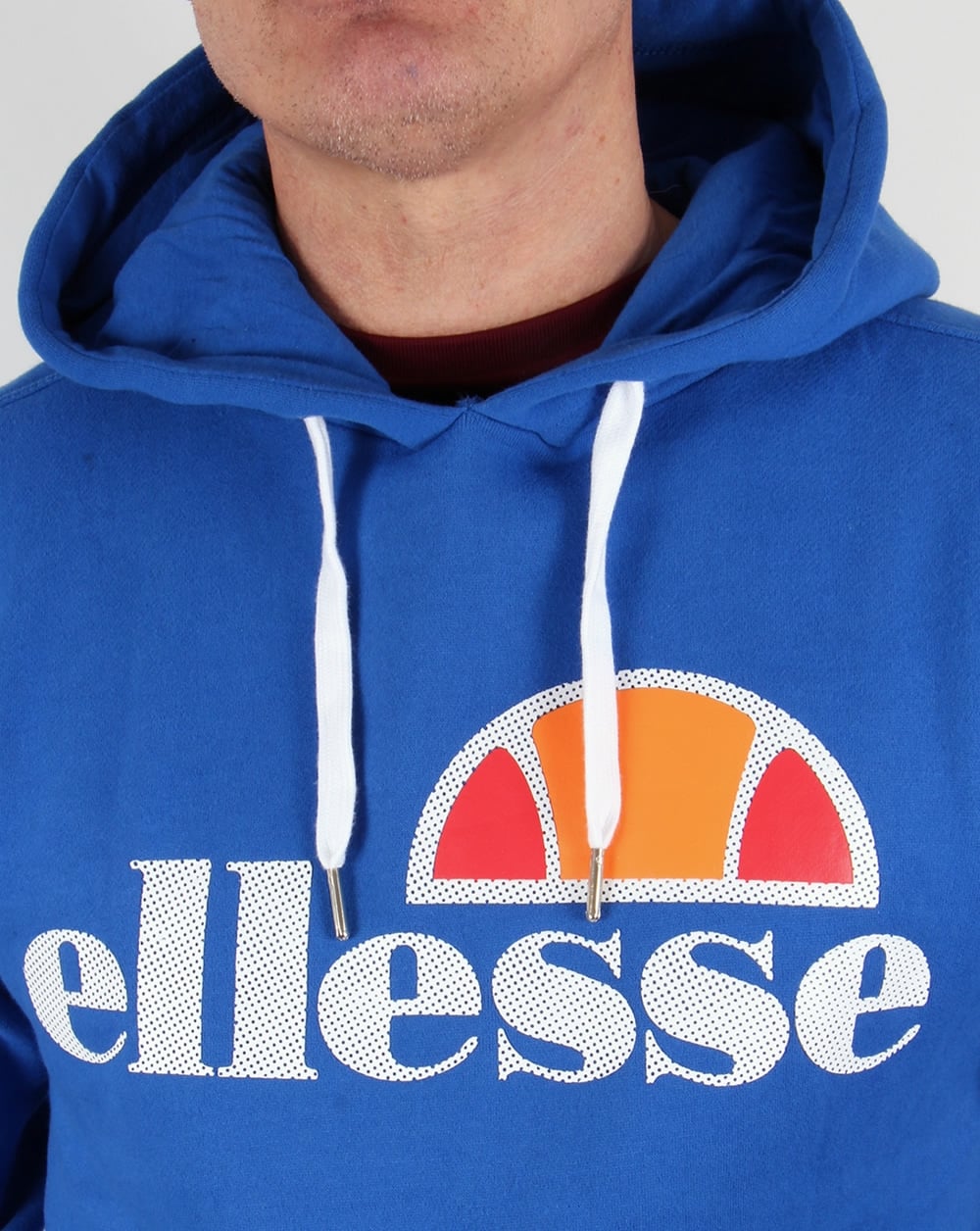 Ellesse Castello Overhead Logo Hoody Turkish Sea