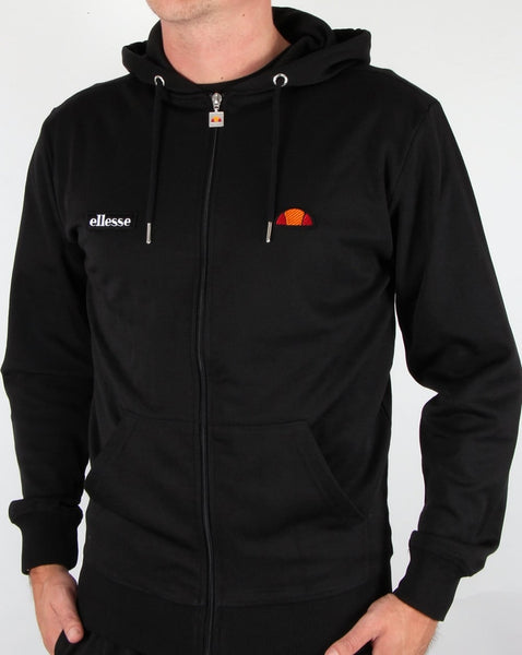 Ellesse Cervo Track Top Hood Black