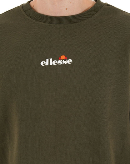 Ellesse Sweatshirt mit Logo auf der Brust Khaki