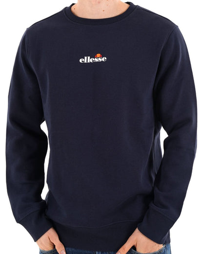 Ellesse Sweatshirt mit Brustlogo, Marineblau