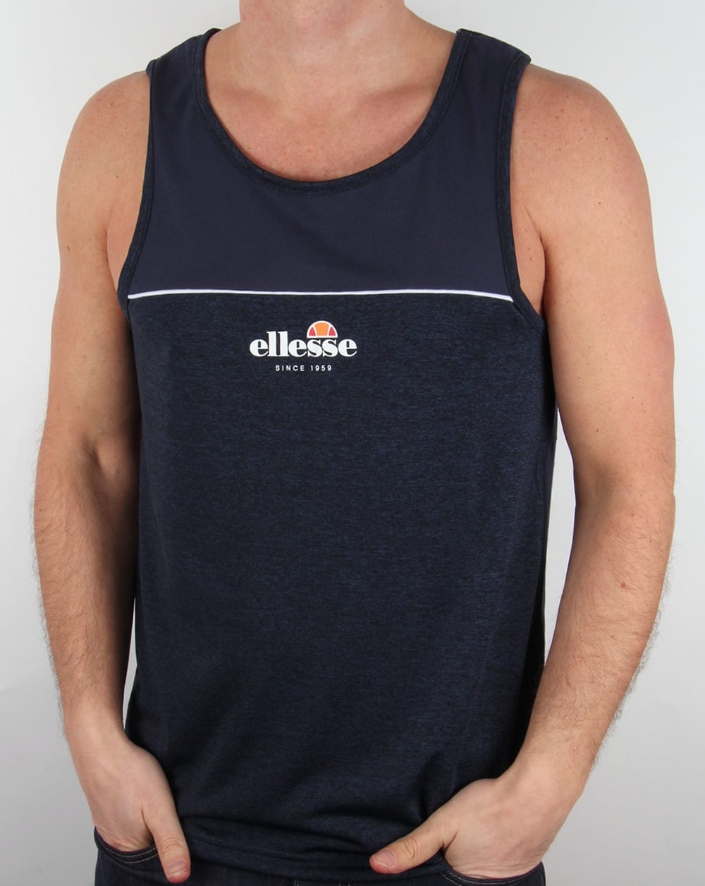 Ellesse – Christiano – Weste in Marineblau
