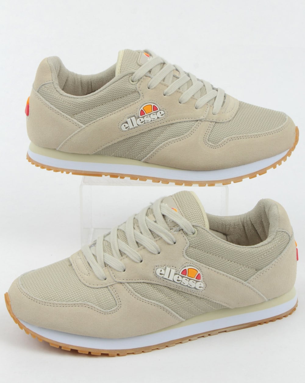 Ellesse – City Runner – Sneaker in Off-White/Gummi