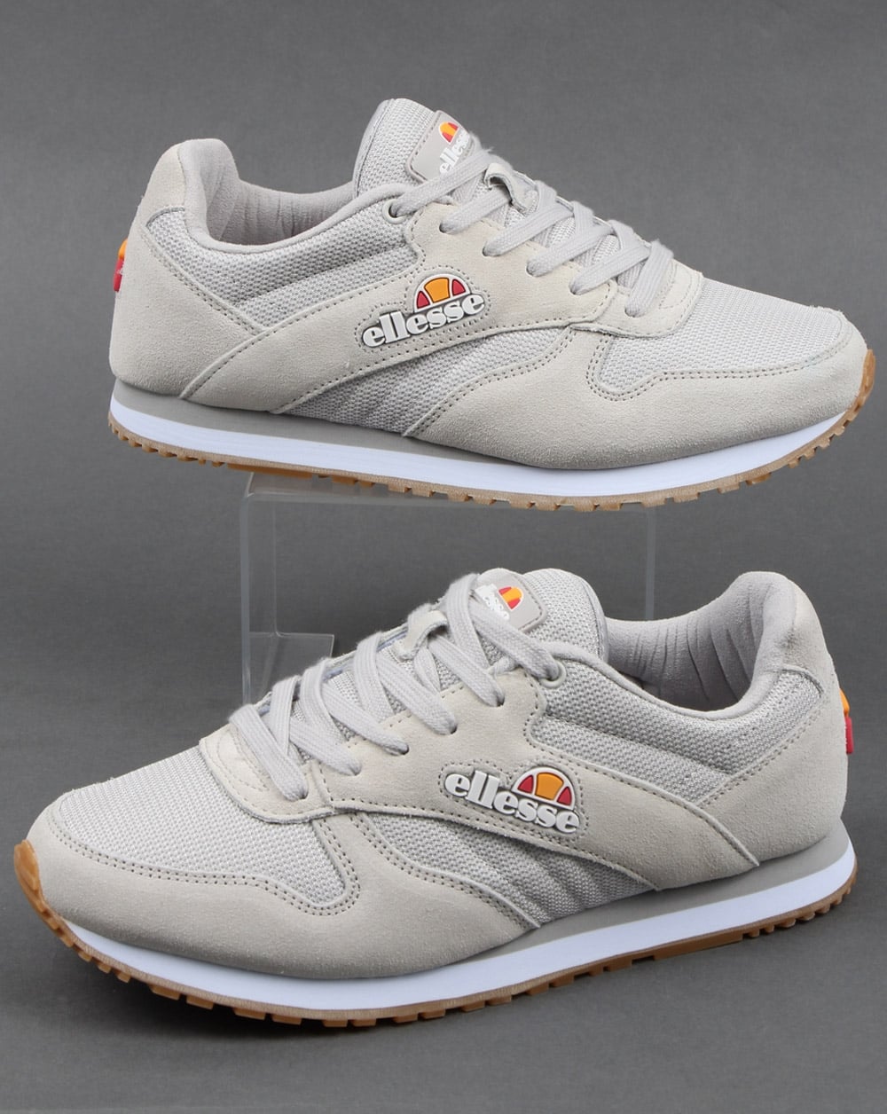 Ellesse City Runner Trainers Soft Grey/gum
