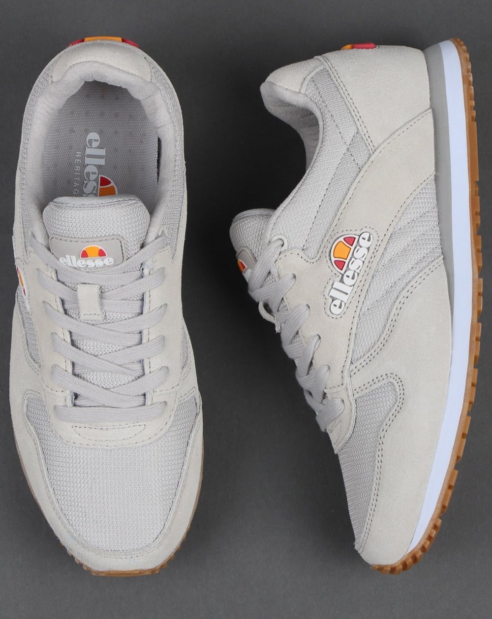 Ellesse City Runner Trainers Soft Grey/gum