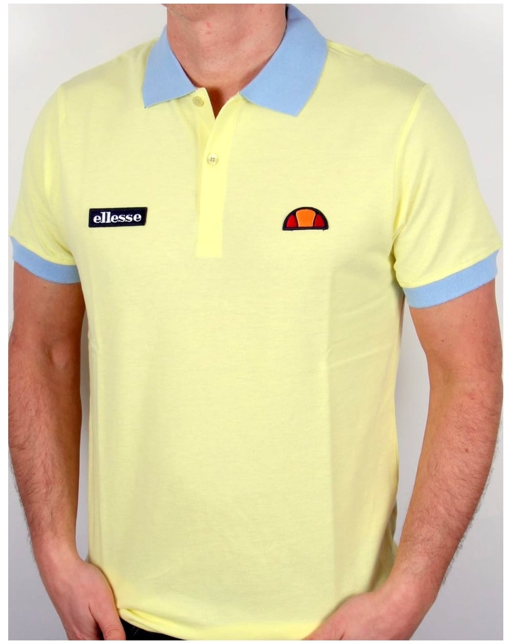 Ellesse Clarkes Citrus Lemon Polo Shirt - Legend Edition