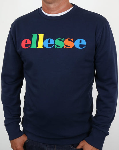 Ellesse – Colour Spectrum – Sweatshirt in Marineblau