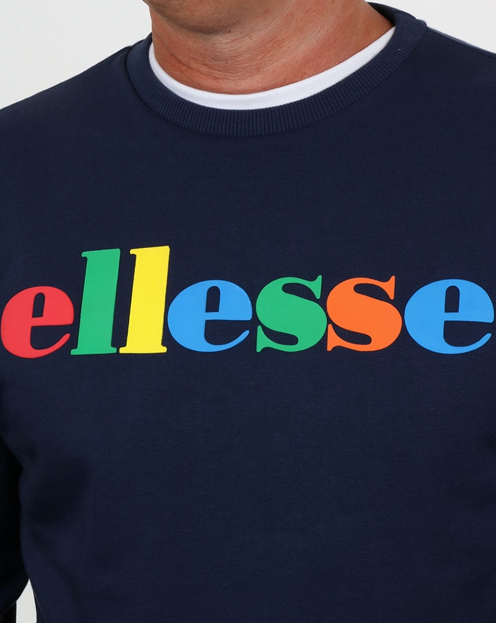Ellesse – Colour Spectrum – Sweatshirt in Marineblau