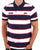 Ellesse Dyer Striped Polo Shirt Navy/White