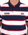 Ellesse Dyer Striped Polo Shirt Navy/White
